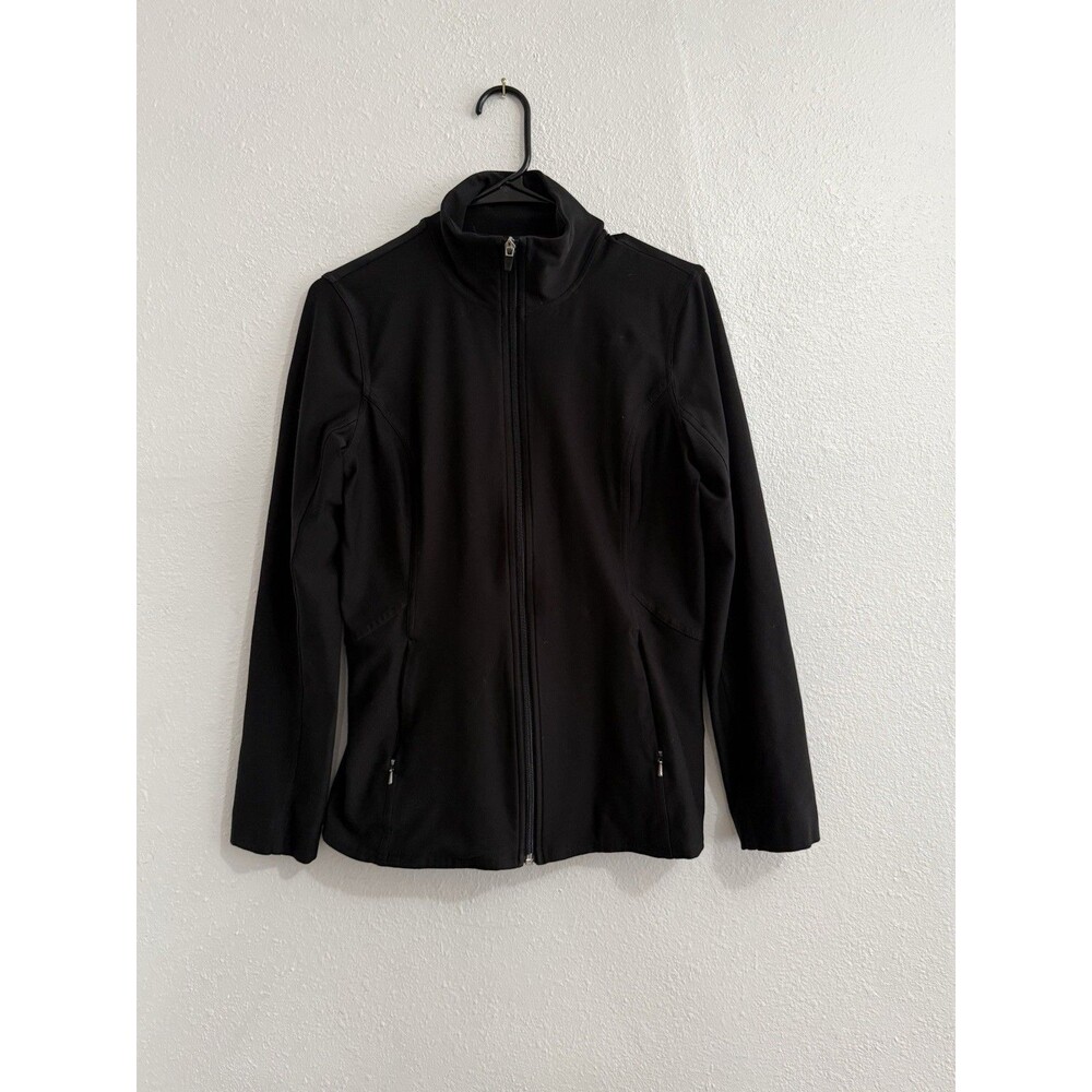 Lucy Tech Activewear Women’s Black Zip Up Sweatshirt Sz Small